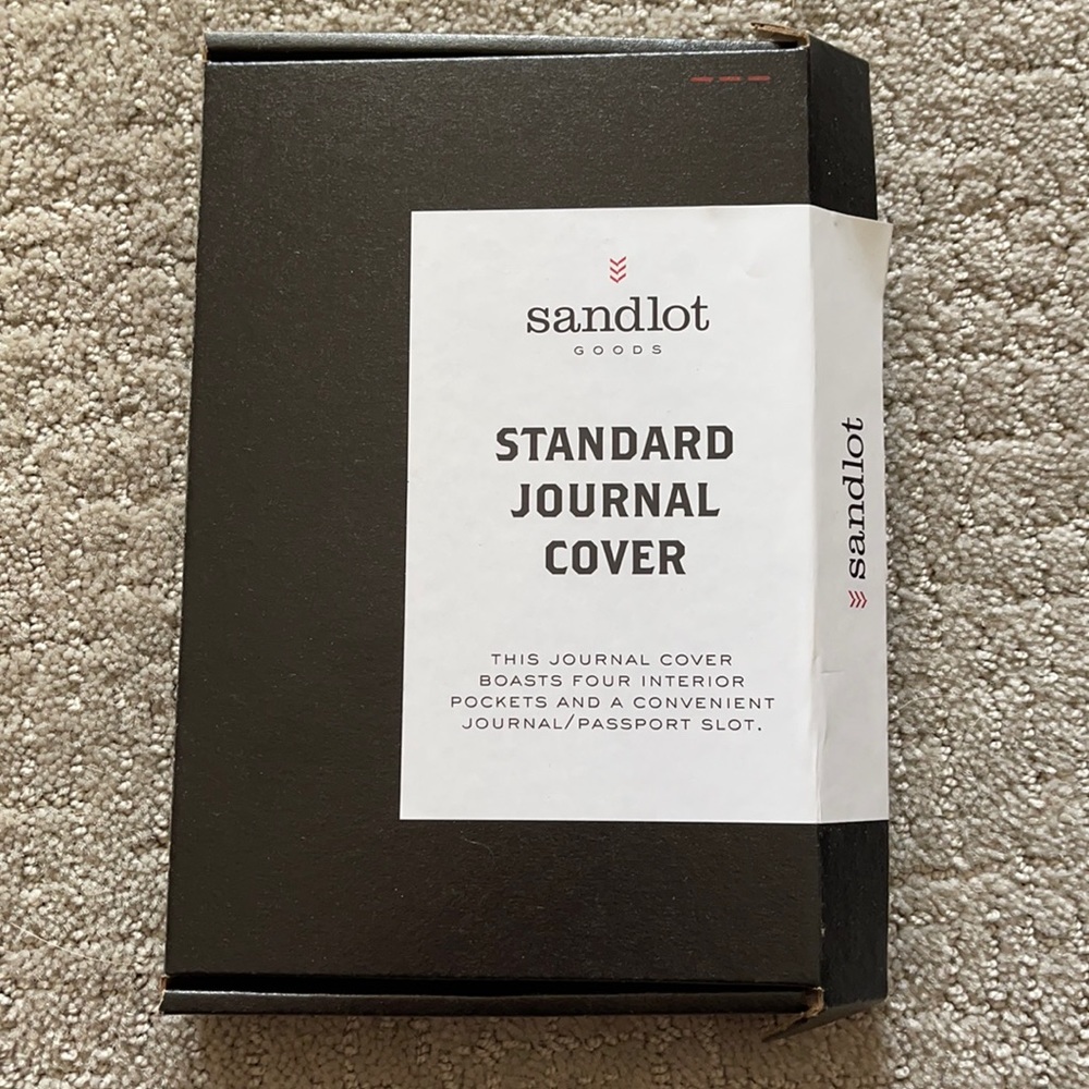 Leather Journal Cover with Notebook